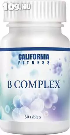 CaliVita B vitaminokat tartalmazó étrend-kiegészítő California Fitness B COMPLEX (30 tabletta)
