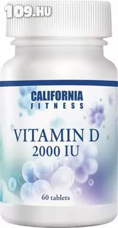 CaliVita Megadózíú D3-vitamin California Fitness Vitamin D 2000 NE (60 tabletta)