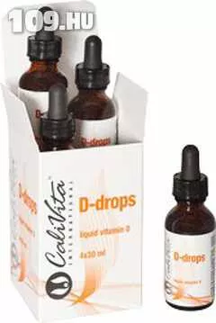 CaliVita D-drops Family pack (4 db D-drops 1 csomagban) D3-vitamin-cseppek